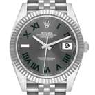 Datejust 41mm 126334 Wimbledon Stainless Steel Slate Dial Oyster