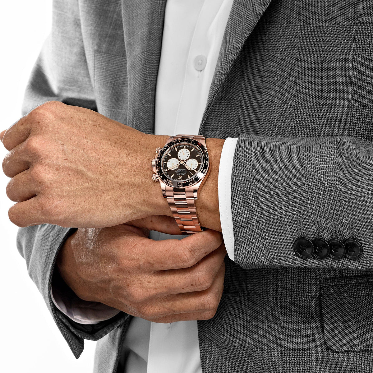 Rolex Daytona 40mm Le Mans Rose Gold Bright Black Dial (2025) 126525LN