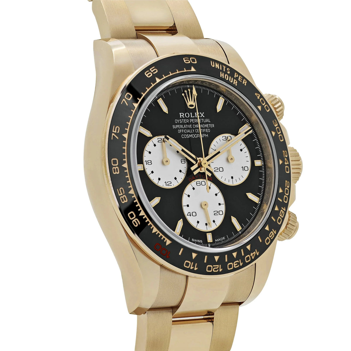 Rolex Daytona 40mm 126528LN 'Le Mans' Yellow Gold Black Dial