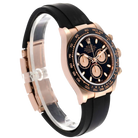 Daytona 40mm Rose Gold Oysterflex Mens Watch 116515LN
