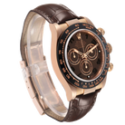 Rolex Daytona 40mm Rose Gold Chocolate Dial Mens Watch 116515
