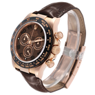 Rolex Daytona 40mm Rose Gold Chocolate Dial Mens Watch 116515