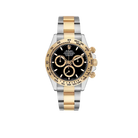 Daytona 40mm Steel Yellow Gold Black Dial Mens Watch 126503