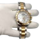 Daytona 40mm Yellow Gold Stainless Steel Mother of Pearl Diamond Dial 116503