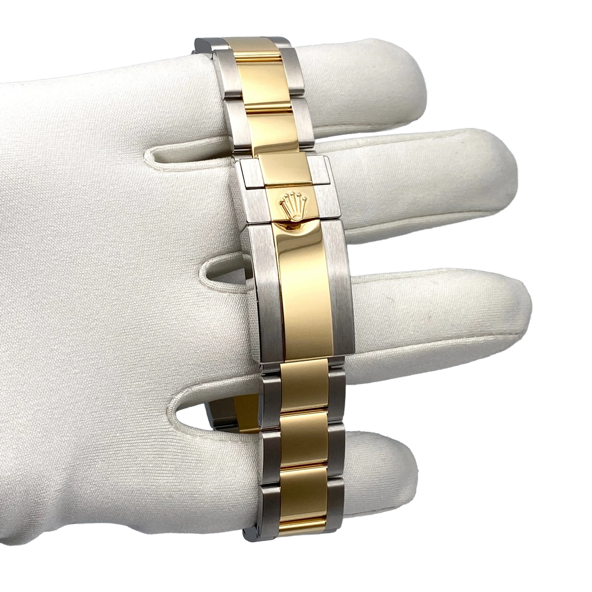 Daytona 40mm Yellow Gold Stainless Steel Mother of Pearl Diamond Dial 116503