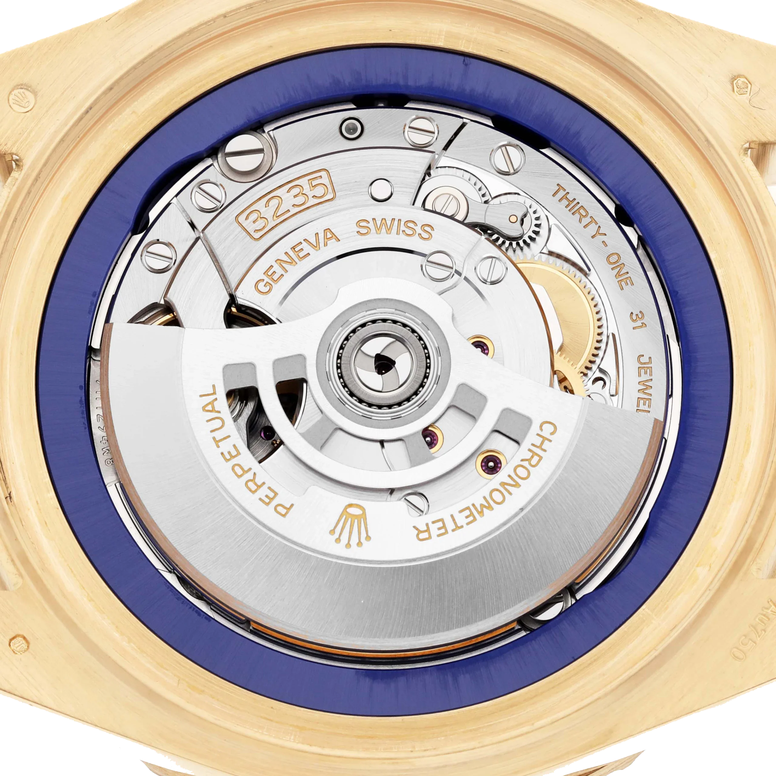 Seadweller Deepsea 44mm Yellow Gold Blue Dial Mens Watch 136668