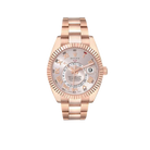Sky-Dweller 42mm  Rose Gold Sundust Dial Mens Watch 326935