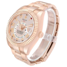 Sky-Dweller 42mm  Rose Gold Sundust Dial Mens Watch 326935