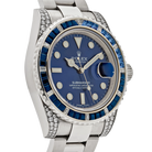 Submariner Date 40mm 116659SABR White Gold Blue Dial Sapphire Diamond Bezel