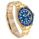 Submariner 41mm Yellow Gold Blue Dial Bezel Mens Watch 126618