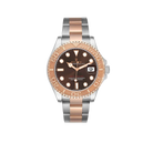 Yachtmaster 40 Rose Gold Steel Brown Dial Mens Watch 116621
