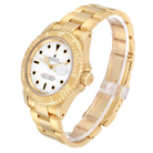 Yachtmaster 40mm Yellow Gold White Dial Mens Watch 16628