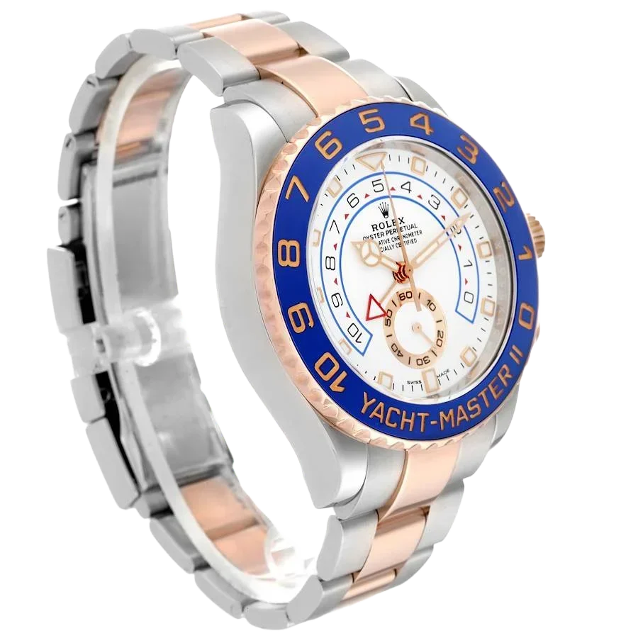 Yachtmaster II 44mm Steel Rose Gold Mens Watch 116681