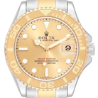 Yachtmaster 40mm Steel Yellow Gold Champagne Dial Mens Watch 16623