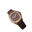 Aquanaut Luce 39mm 5268/200R-010 Rose Gold Taupe Brown Dial Diamond Bezel