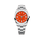 Oyster Perpetual 41mm Stainless Steel Coral Red Dial 124300 - 0007