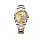 Datejust 41mm Champagne Dial Yellow Rolesor 126333-009