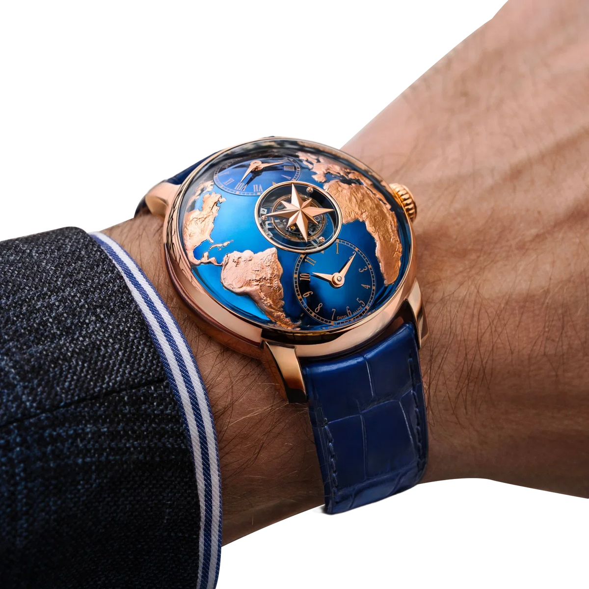 The World Is Yours Dual Time Zone Tourbillon 38.6mm Rose Gold Automatic Winding DT200.40.AA.AA.A
